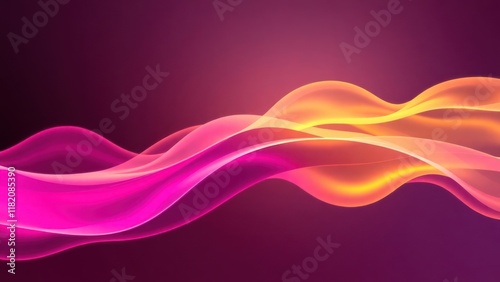 Wallpaper Mural Pink and yellow motion background wallpaper vector shape illustration Torontodigital.ca