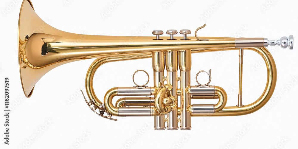 Obraz premium Music instrument displayed in bright light