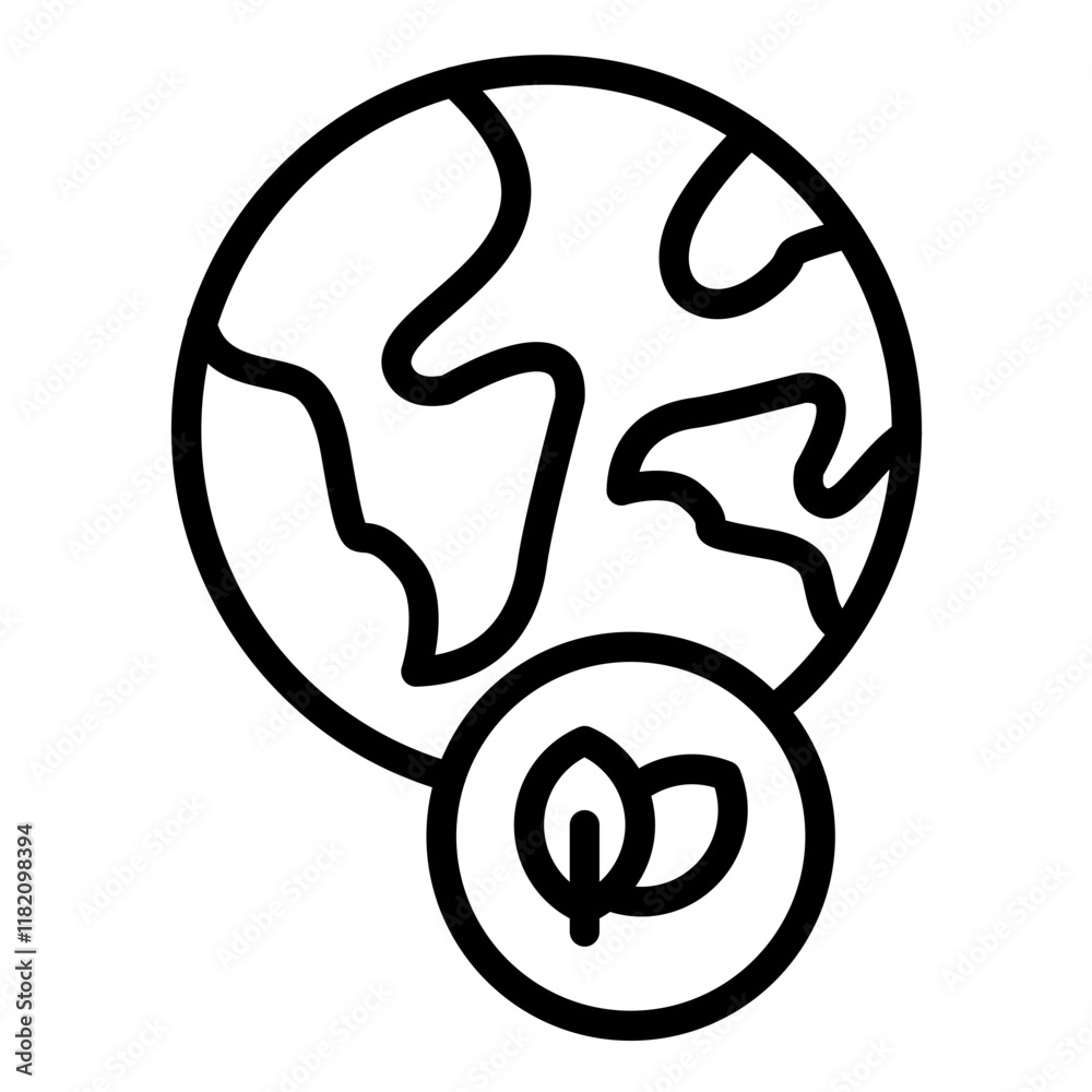Vector Design Earth Day Icon Style Vector Design Earth Day Icon Style