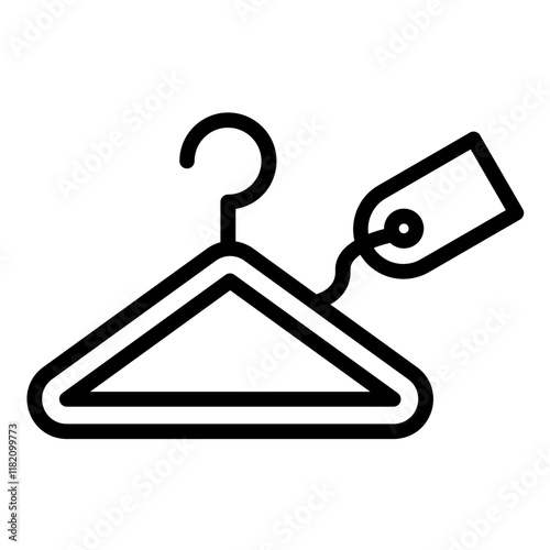 Vector Design Hanger Sale Icon Style