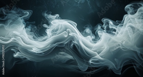 smoke on black background