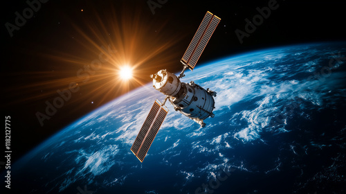 satellite in space