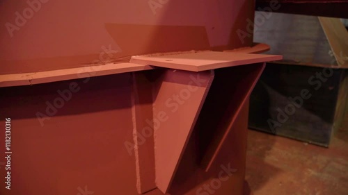 Finished part in the welding workshop