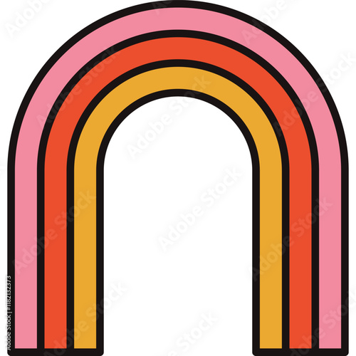 Groovy Retro Element