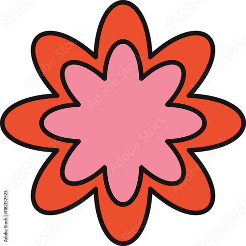 Groovy Retro Element