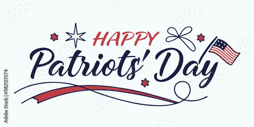 Patriots' Day card