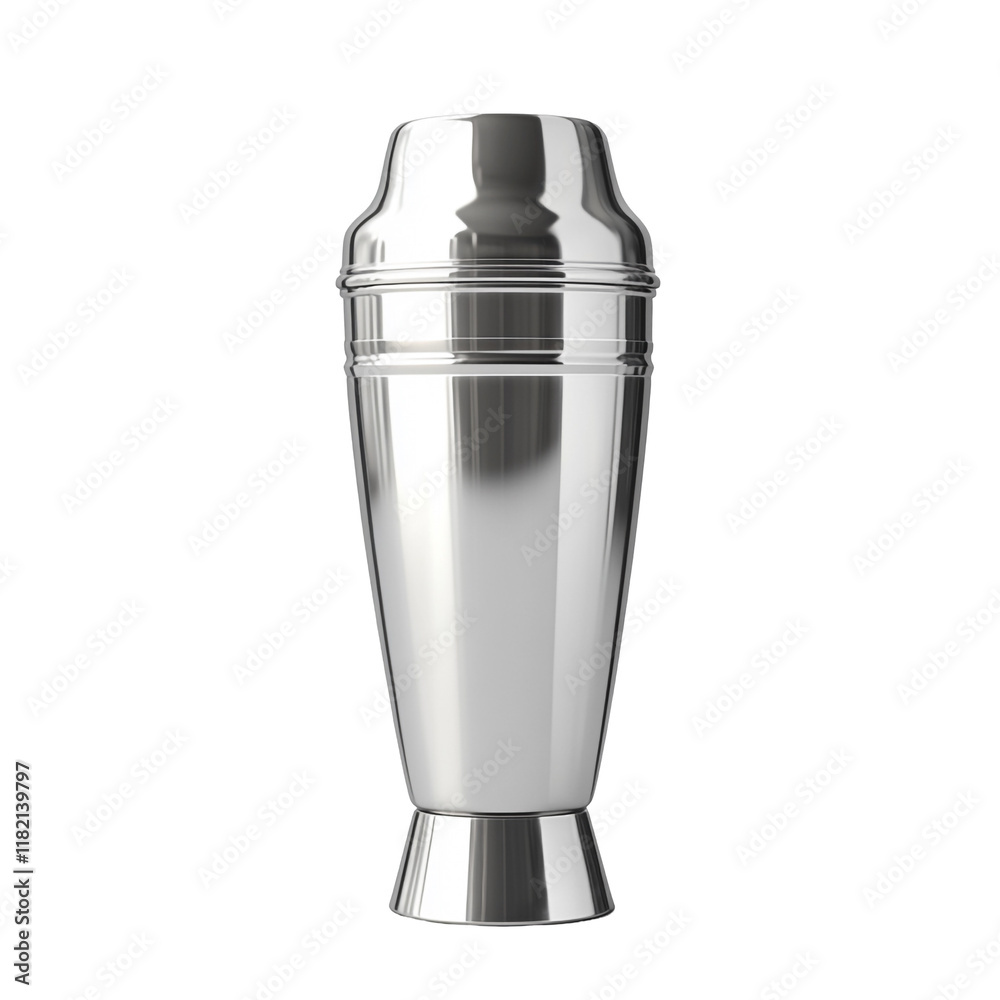Elegant Stainless Steel Cocktail Shaker Elegant Stainless Steel Cocktail Shaker