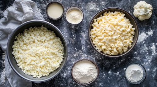 Creamy Cauliflower Mac and Cheese Recipe Ingredients photo