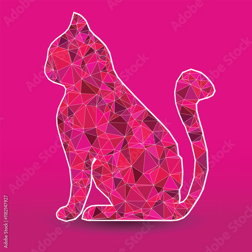 low poly art design vektor animal 