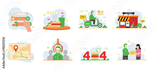 Food Delivery Illustration