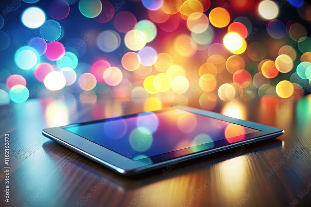 Empty tilt-shift tablet; a digital design space. Empty tilt-shift tablet; a digital design space.