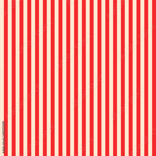 Seamless geometric pattern with red stripes. Vector red Valentines day background.