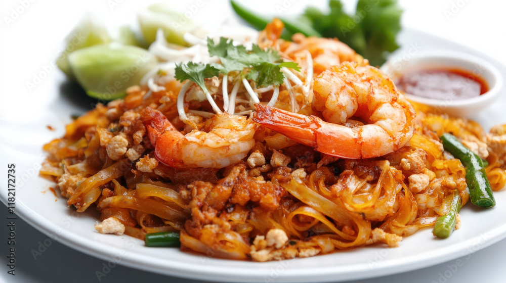 Pad Thai - Thai Cuisine Classic Dish Pad Thai - Thai Cuisine Classic Dish