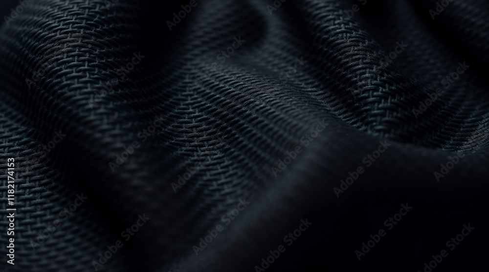 Woven fabric texture, black Woven fabric texture, black