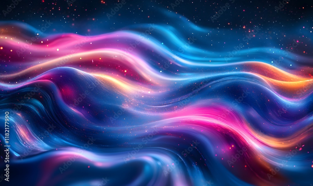 flowing neon-colored liquids with a spectrum of colors and thermal imaging-like streaks flowing neon-colored liquids with a spectrum of colors and thermal imaging-like streaks