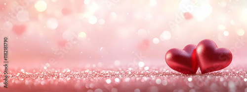 tulips  in concept of valentine day on 14 February  2025 with pink and red heart gift love rose romance romantic things with background