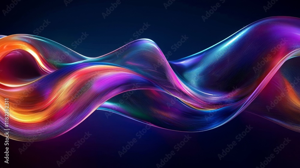 Abstract Colorful Wave Composition Digital Art, Neon Hues, Flowing Lines, Dynamic Energy, Abstract Background Abstract art, digital painting Abstract Colorful Wave Composition Digital Art, Neon Hues, Flowing Lines, Dynamic Energy, Abstract Background Abstract art, digital painting