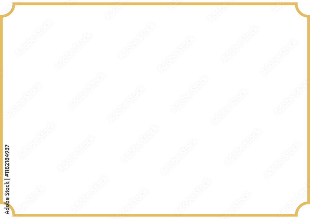 Obraz premium Certificate Line Border