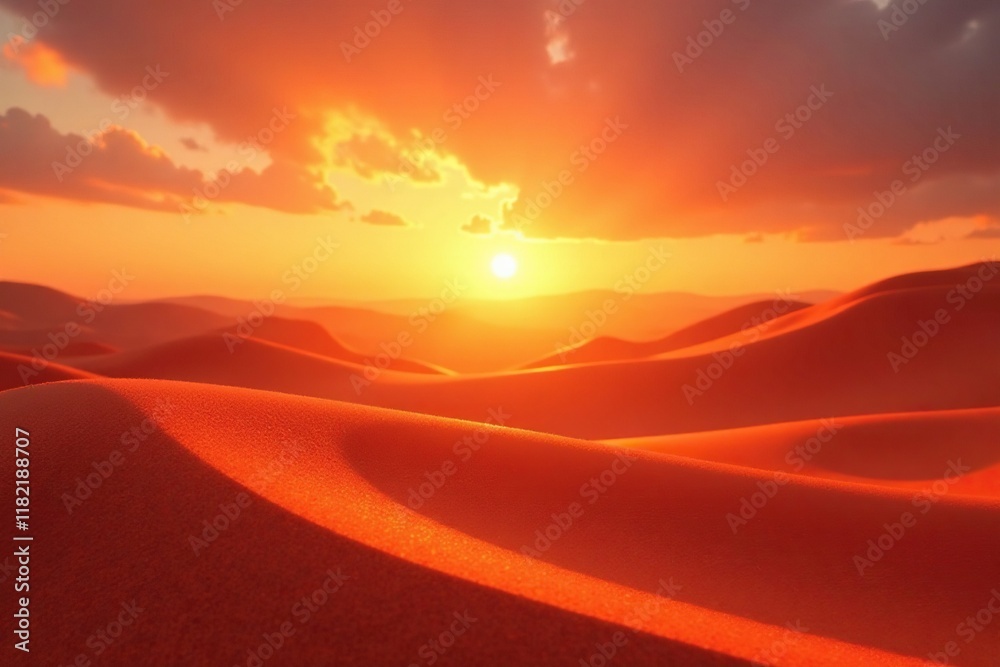 custom made wallpaper toronto digitalSoftly glowing sunset on orange felt background, orange, serene