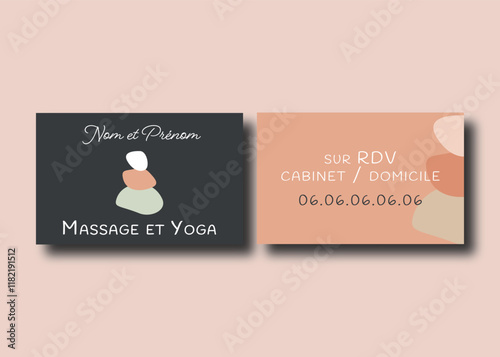 Carte de visite massage et Yoga