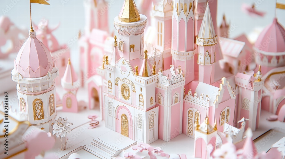 Create Enchanting Paper Craft Fairytale Castle with Blush Towers for Imaginative Play Create Enchanting Paper Craft Fairytale Castle with Blush Towers for Imaginative Play