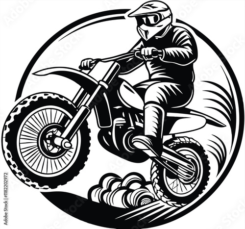 Motocross Rider Action Dirt Bike, Goggles, Helmet, Speed, Jump, Extreme Sport, Adrenaline, Power, Wh