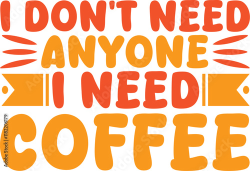 Coffee T-shirt design vector