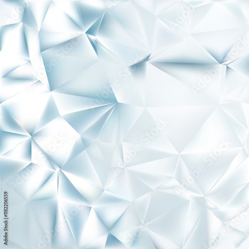 Light Blue Geometric Polygon Background