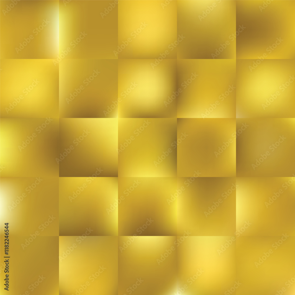 Abstract Yellow Square Background Vector