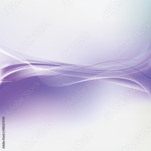 Light Purple Flowing Curves Background