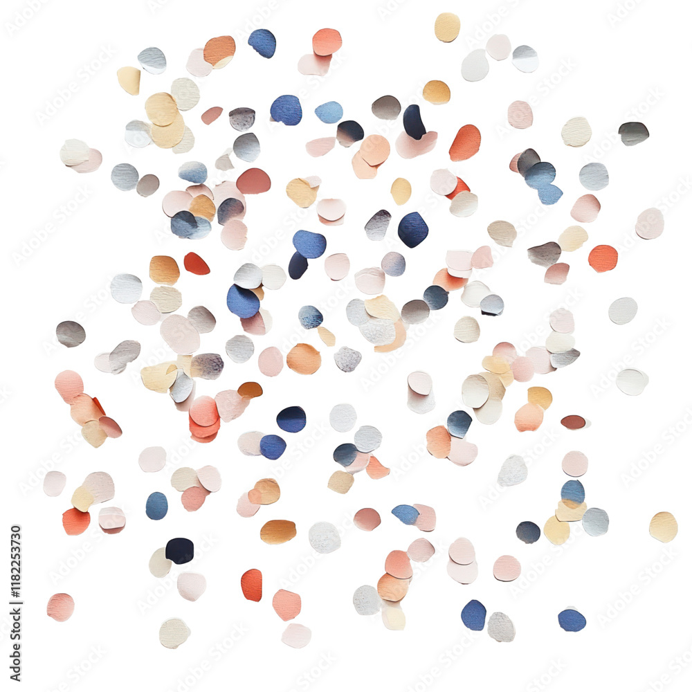Fototapeta premium PNG Confetti paper celebration medication decorative.
