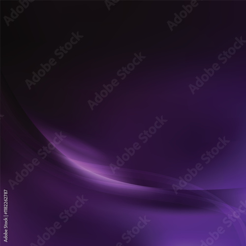 Dark Purple Wave Background Vector