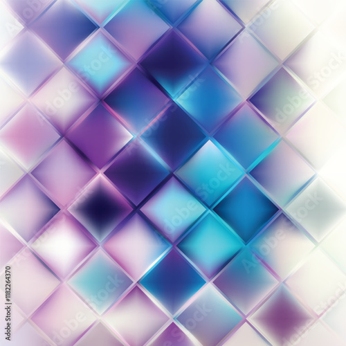 Colorful Square Background Vector Illustration