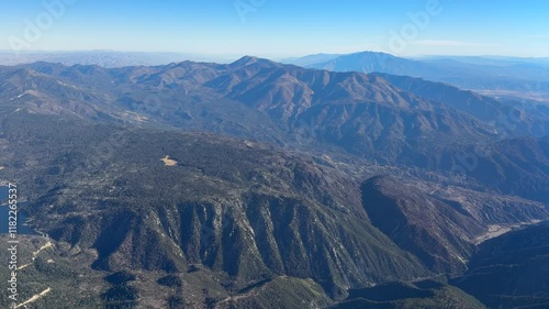 Aerial View of Big Bear Lake, California 