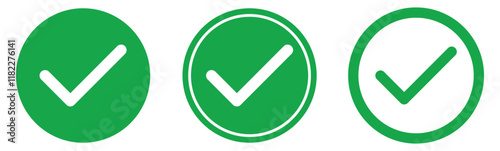Check mark icon set. Checkmarks and confirm. Check marks for agreement, vote, confirmation, choise. Vector illustration. check box icon with correct, accept checkmark icons green tick box, check list 