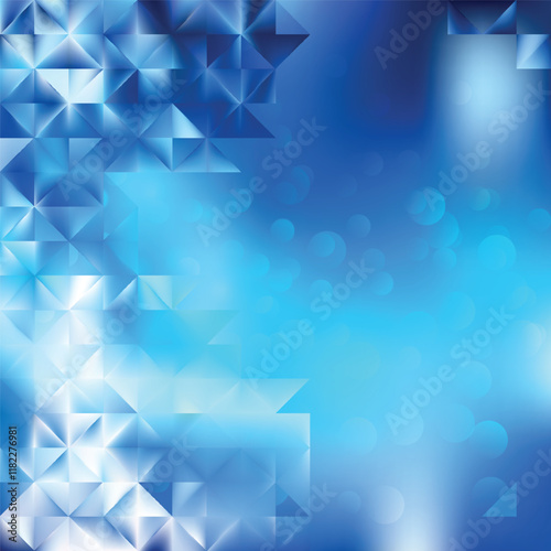 Abstract Blue Background Vector Illustration