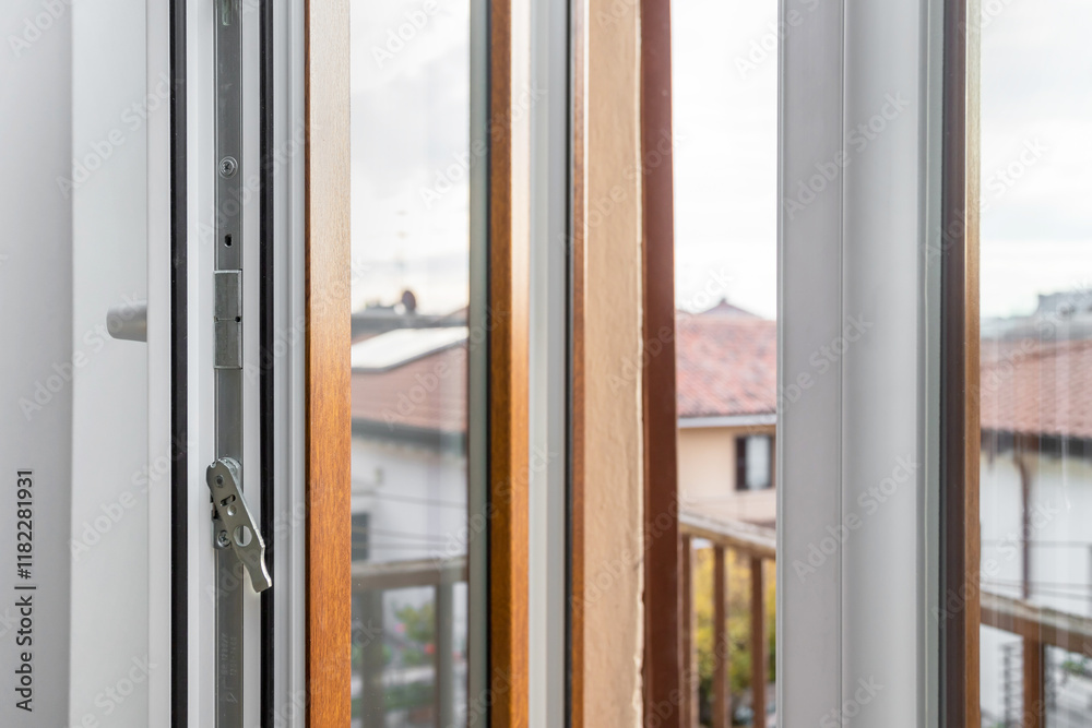Aluminum and wood window Aluminum and wood window
