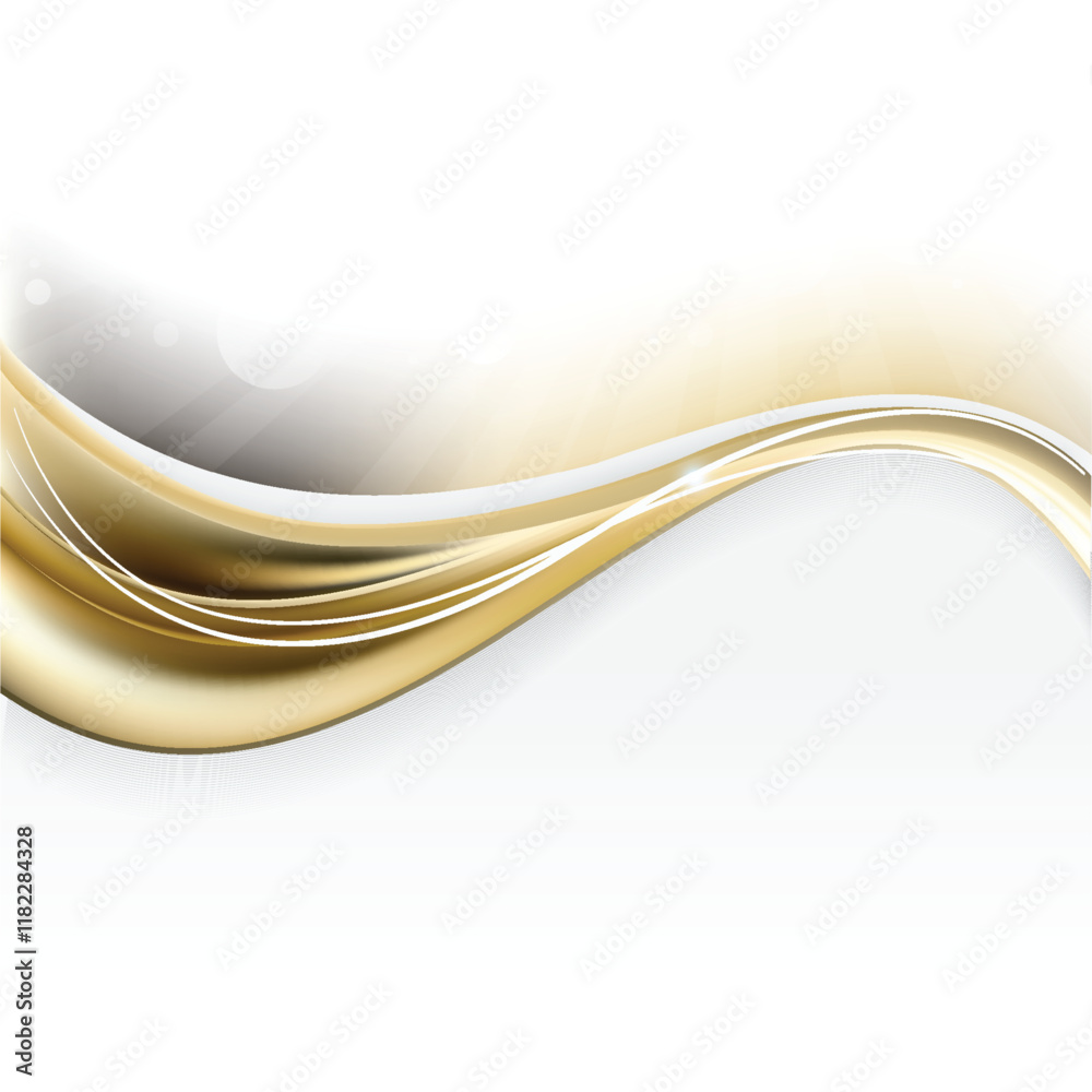Obraz premium Abstract Wave Background Vector Template