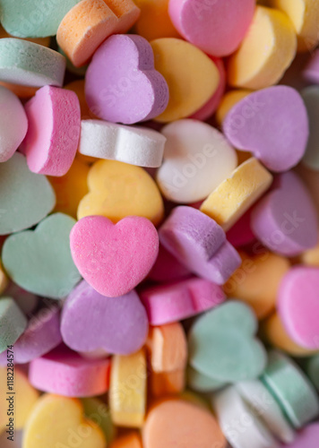 candy heart background