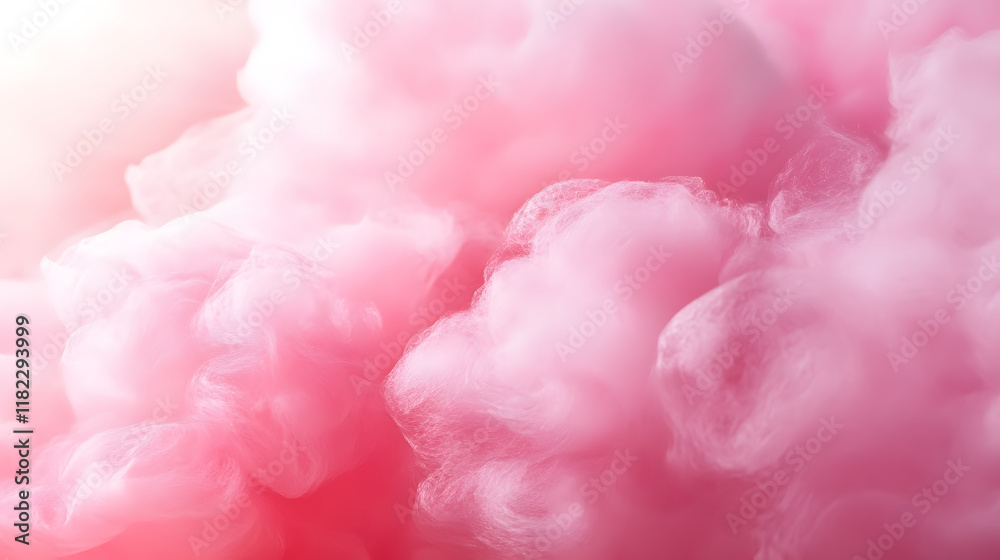 Soft, colorful background of pink fluffy cotton candy, abstract and blurred Soft, colorful background of pink fluffy cotton candy, abstract and blurred