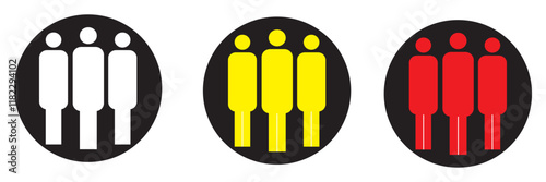 people icon. Element of web icon for mobile concept and web apps. Isolated people icon can be used for web and mobile. Premium icon .