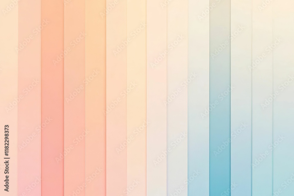 Obraz premium Pastel vertical stripes, color gradient.