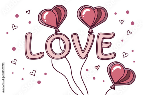 love typography vector design