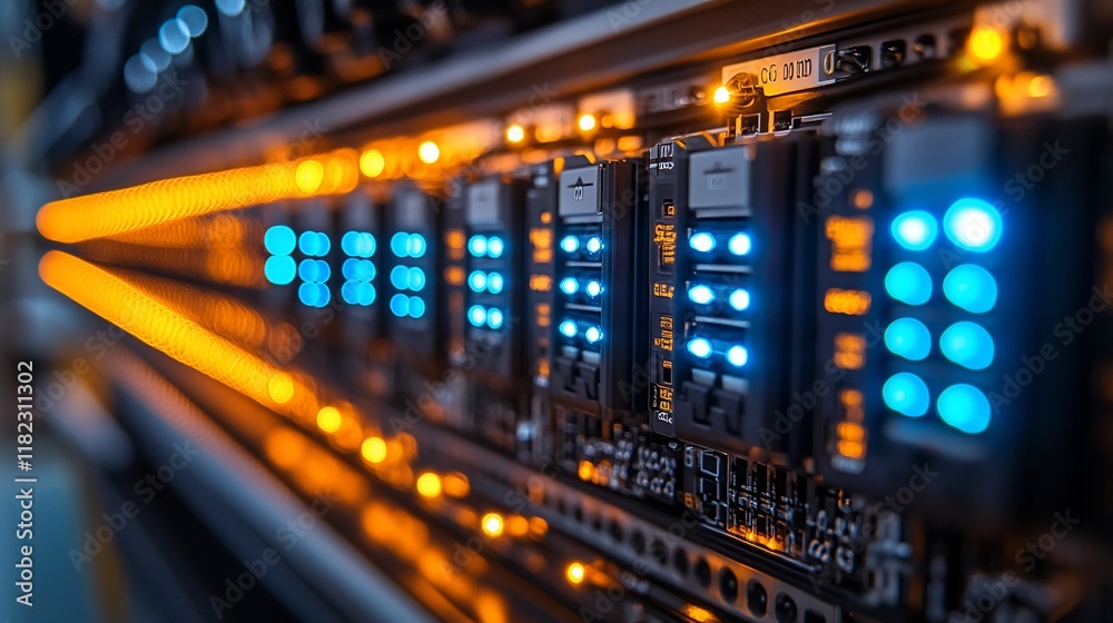 Illuminated Server Rack Displays Data Center Technology Illuminated Server Rack Displays Data Center Technology