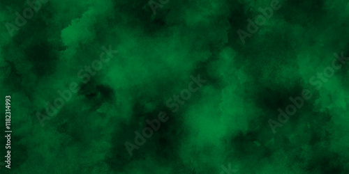 Abstract dark green grunge texture with uneven patterns and a rustic feel,Elegant dark emerald green background,Abstract green smoke on black background,