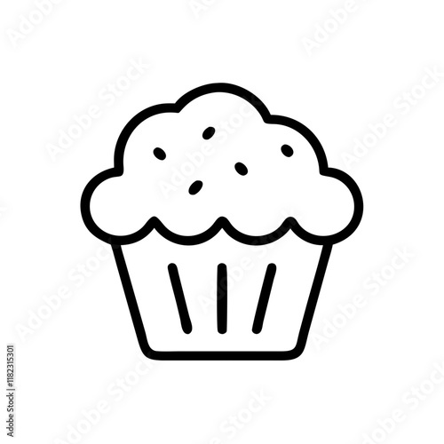 muffin cupcake icon design