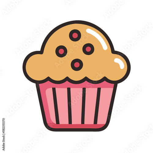 muffin cupcake icon design
