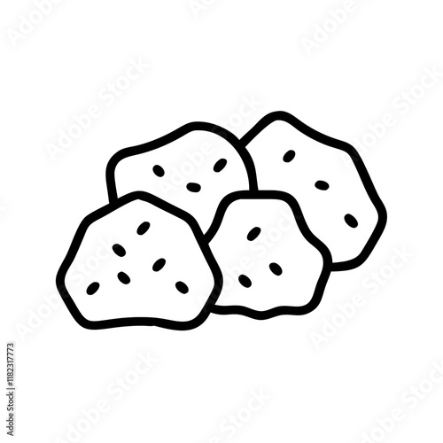 nuggets icon design