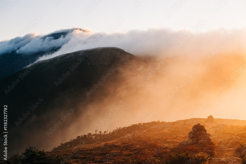 Fototapeta premium Mountains and Clouds