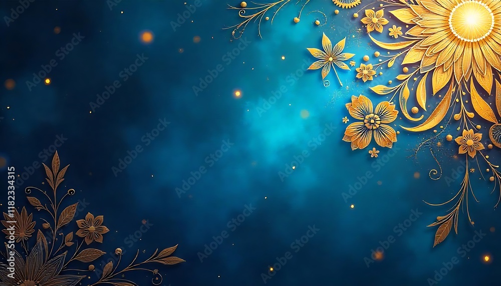 Fototapeta premium background with snowflakes